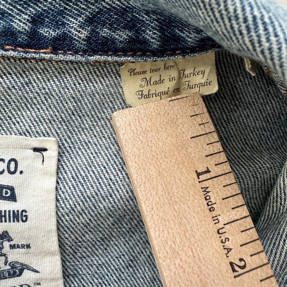 Levis Denim Jacket Mens Small Type 2 Trucker Made & Crafted Unisex - Picture 9 of 16